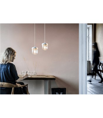 UMAGE Acorn hvid/stål pendel