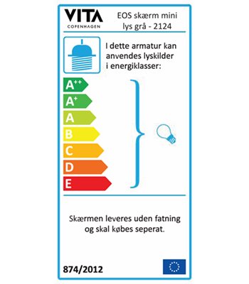 UMAGE Eos mini Ø35 lysegrå pendel