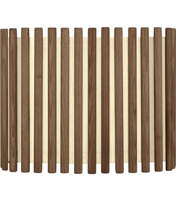 UMAGE Komorebi Medium Rectangular dark oak pendel