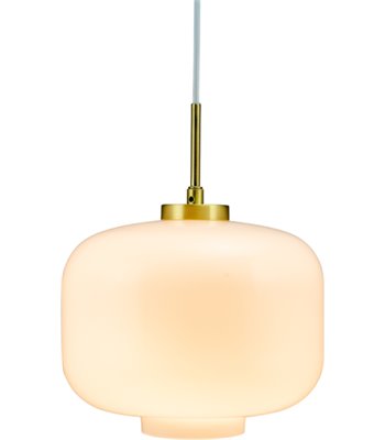 Dyberg Larsen Arp Ø25 opal/messing pendel