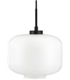 Dyberg Larsen Arp Ø25 opal/sort pendel
