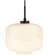 Dyberg Larsen Arp Ø25 opal/sort pendel