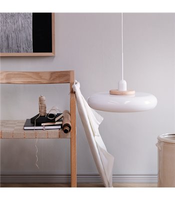 Dyberg Larsen Planet blank hvid pendel