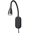 Nielsen Light Eye USB sort væglampe