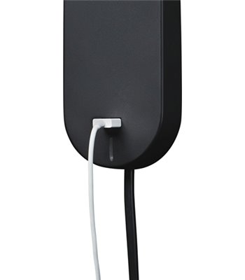Nielsen Light Eye USB sort væglampe