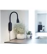 Nielsen Light Eye USB sort væglampe