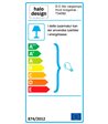 Halo Design DC hvid/eg væglampe