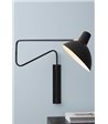 Halo Design Metropole Deluxe sort væglampe