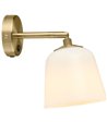 Halo Design Room 49 opal/antik messing væglampe