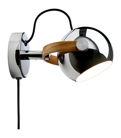 Halo Design DC Ø12 krom væglampe