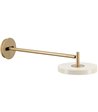 UMAGE Asteria Wall Long messing/Pearl White væglampe