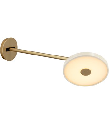 UMAGE Asteria Wall Long messing/Pearl White væglampe