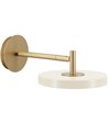 UMAGE Asteria Wall Short messing/Pearl White væglampe