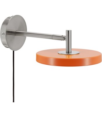 UMAGE Asteria Wall Short stål/Nuance Orange væglampe