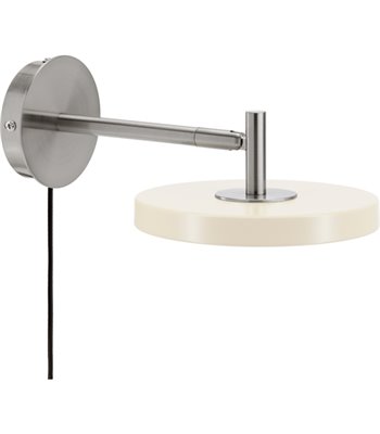 UMAGE Asteria Wall Short stål/Pearl White væglampe