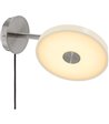 UMAGE Asteria Wall Short stål/Pearl White væglampe