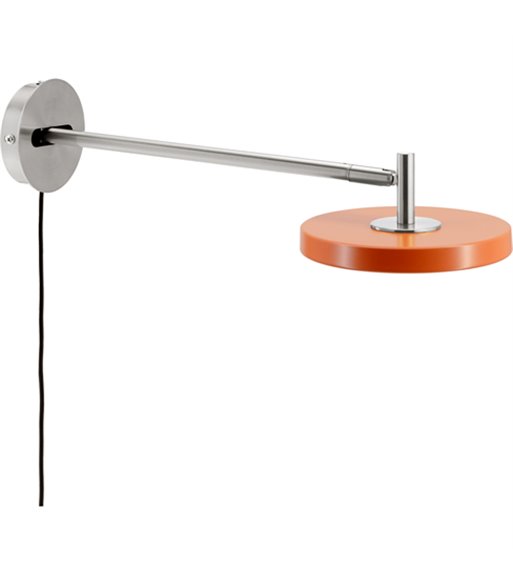 UMAGE Asteria Wall Long stål/Nuance Orange væglampe