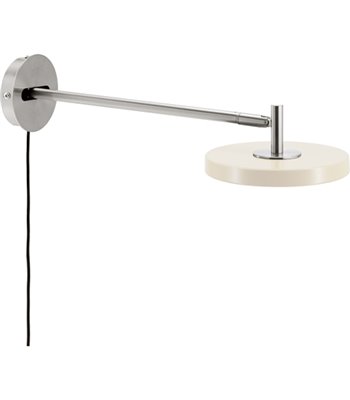 UMAGE Asteria Wall Long stål/Pearl White væglampe