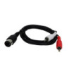 Cable 2x RCA Jack to DIN 5 Jack