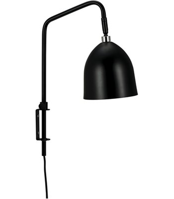 Dyberg Larsen Easton sort væglampe