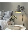 Dyberg Larsen Sleep brown væglampe