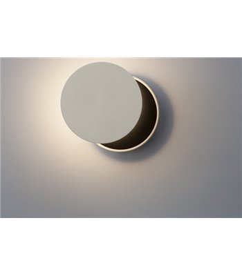 ANTIDARK Dot W120 hvid/sort væglampe