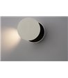 ANTIDARK Dot W120 hvid/sort væglampe
