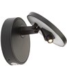 ANTIDARK Dot W120 sort væglampe