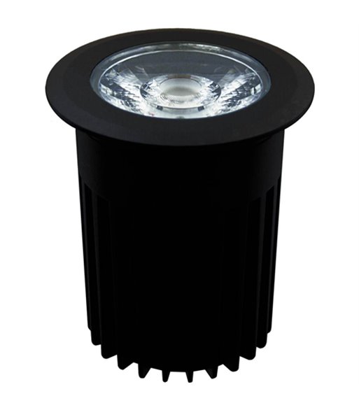 LightsOn Castor sort nedgravningsspot