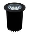 LightsOn Castor sort nedgravningsspot
