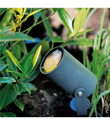 LightsOn Luna startpakke mørkegrå havespot
