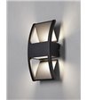 Nielsen Light Lærk sort  up/downlight udendørs væglampe