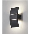 Nielsen Light Lærk antracit up/downlight udendørs væglampe