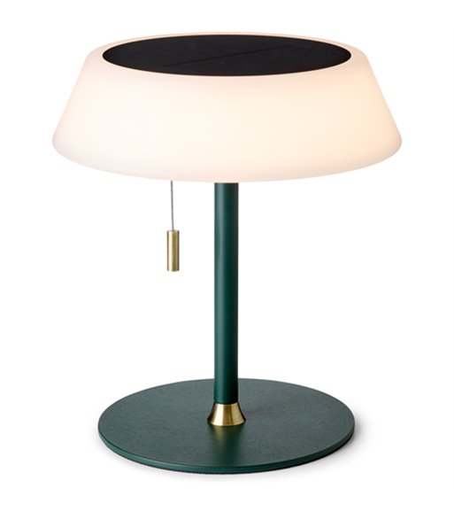 Halo Design Solar dark green/antique bordlampe