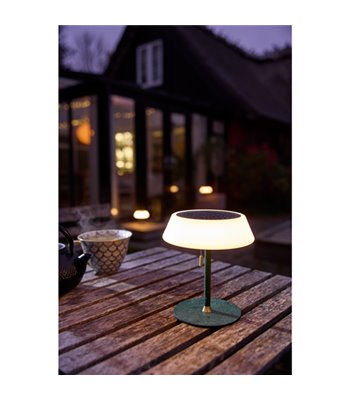 Halo Design Solar dark green/antique bordlampe