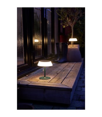 Halo Design Solar dark green/antique bordlampe