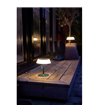 Halo Design Solar dark green/antique bordlampe
