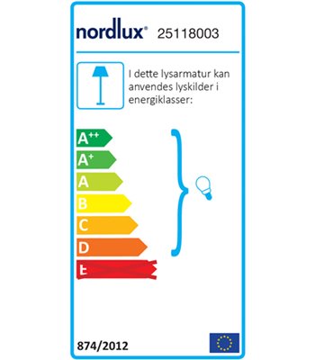 Nordlux Vejers sort havelampe