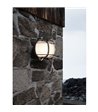 Nordlux Helford grå udendørs væglampe