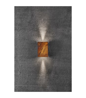 Nordlux Fold 10 seaside corten udendørs væglampe