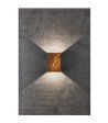 Nordlux Fold 10 seaside corten udendørs væglampe