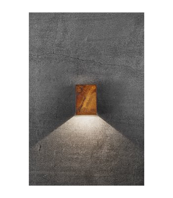 Nordlux Fold 10 seaside corten udendørs væglampe