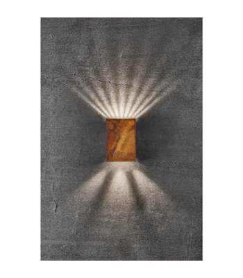 Nordlux Fold 10 seaside corten udendørs væglampe