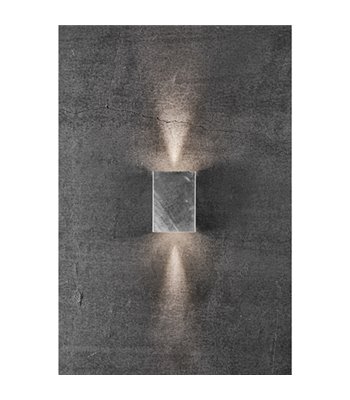 Nordlux Fold 10 seaside galvaniseret stål udendørs væglampe