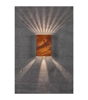 Nordlux Fold 15 seaside corten udendørs væglampe
