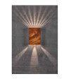 Nordlux Fold 15 seaside corten udendørs væglampe