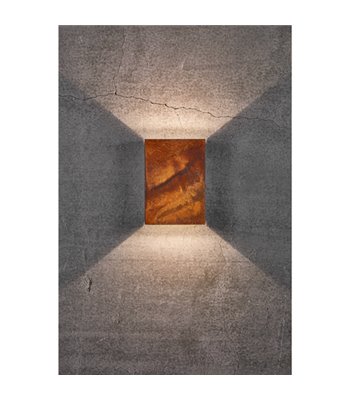 Nordlux Fold 15 seaside corten udendørs væglampe