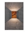 Nordlux Fold 15 seaside corten udendørs væglampe