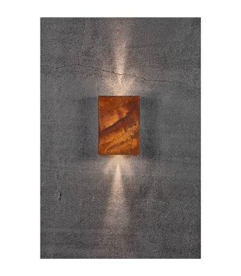 Nordlux Fold 15 seaside corten udendørs væglampe
