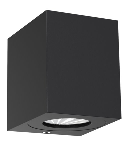 Nordlux Canto Kubi 2 sort seaside udendørs væglampe